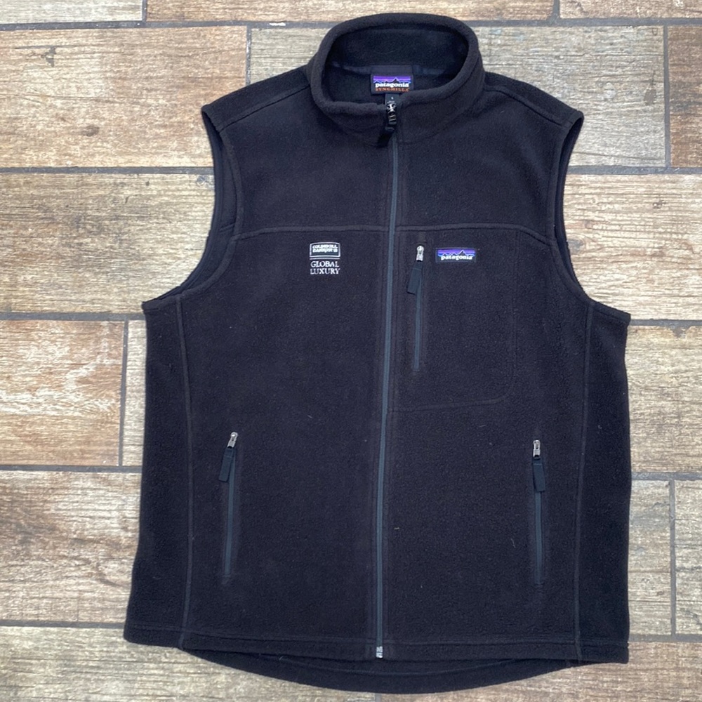 Patagonia Men’s Black Synchilla Fleece Vest